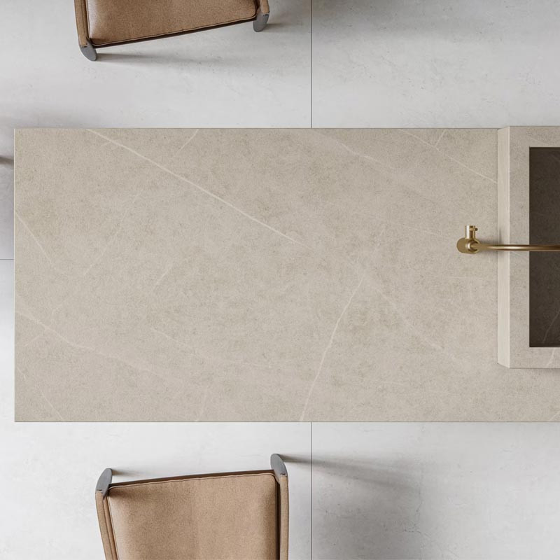 Plan de travail cuisine et salle de bain en Dekton® sur mesure pietraEdition Adia